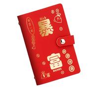 alloneslife Livre de Caisse élégant en Cuir PU pour Les Professionnels, stocke 100 Billets proprement Tout en Suivant efficacement Les dépenses, Portefeuille de Gestion de trésorerie d ' Entreprise