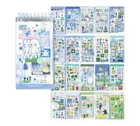 alloneslife Lot de 20 feuilles autocollantes pour scrapbooking, journal, planificateur, carnet de notes motivant pour enfants