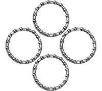 alloneslife Lot de 4 casques de vélo de route à billes avec cadre de roulement pour fourche avant et arrière - Roulement facile à utiliser - Partie de fourche avant