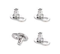 alloneslife Lot De 4 Supports Boucles d'oreilles À Verrouillage Sécurisé en Forme Cœur Supportent des Bijoux Lourds Empêchent Les Chutes Ajustement Confortable Boucles d'oreilles