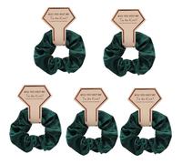 alloneslife Lot de 5 chouchous pour femmes, chouchous pour demoiselles d'honneur, chouchous pour queue de cheval, accessoires de fête de mariage, chouchous pour demoiselle d'honneur, bal de fin