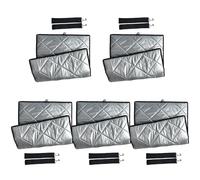 alloneslife Lot de 5 sacs isothermes en polyester pour livraison de nourriture, accessoires portables et robustes pour événements en plein air et restauration, b