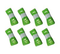 alloneslife Lot de 8 sacs poubelle surdimensionnés pour poubelle à couches - Recharges faciles d'accès - Design scellé - Pour grandes marques - Anti-odeurs