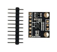 alloneslife Module de Commande de vol ICM45686 avec Sortie I2C SPI | Carte IMU 6DOF pour le de la, le débogage intégré et les expériences de coordination de mouvement