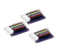 alloneslife Module Hub I2C pour Les Planches à Pain et Les projets Maker, B | Carte de communication à 8 voies avec connecteurs XH2.54 et marquage de broches multicolores pour des
