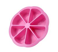 alloneslife Moule à gâteau triangulaire en Silicone antiadhésif, cuisson polyvalente avec 8 Triangles, fonte de cuisson trilatérale