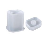 alloneslife Moules en silicone, moule en résine avec distributeur pour savon, shampooing, lotions, crèmes