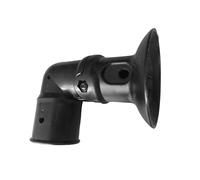 alloneslife Parapluies d'extérieur coudé banane avec tête de parole Installation simple pour améliorer l'ombre et le plaisir de la musique Connecteur coude