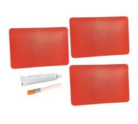 alloneslife Patchs De Réparation Crevaison 6 Pièces pour Kayak Gonflable Canoë Jouet Aquatique Bateau Gonflable Canoë en PVC Ensemble Patchs en PVC