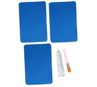 alloneslife Patchs De Réparation Crevaison 6 Pièces pour Kayak Gonflable Canoë Jouet Aquatique Bateau Gonflable Canoë en PVC Ensemble Patchs en PVC