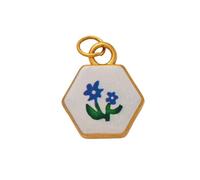 alloneslife Pendentif Ovale Élégant en Acier Inoxydable Peint À La Main pour Collier Boucle d'oreille Accessoires De Fabrication Bijoux Faits Main Accessoires Créatifs Boucles d'oreilles Faites