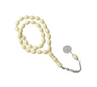 alloneslife Perles De Prière Ovales Tasbih Musulmans Chapelet Acrylique Accessoires De Culte Pour La Méditation Islamique Créatif Prière Des Musulmans
