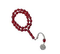 alloneslife Perles De Prière Ovales Tasbih Musulmans Chapelet Acrylique Accessoires De Culte Pour La Méditation Islamique Créatif Prière Des Musulmans