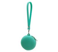 alloneslife Petit porte-monnaie rond pour casque d'enfant avec écouteurs, Vert, As shown