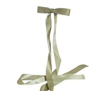 alloneslife Pinces à cheveux, pinces à cheveux pour femme, nœud papillon ruban, outil de coiffure pour fille, accessoire de coiffure antidérapant, barrettes à cheveux, nœuds pour queue de cheval (vert