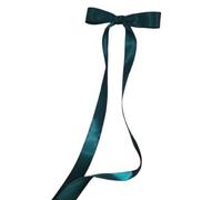 alloneslife Pinces à cheveux, pinces à cheveux pour femmes, nœud papillon ruban, pince à cheveux pour fille, outil de coiffure antidérapant, barrettes à cheveux, nœuds pour queue de cheval (vert