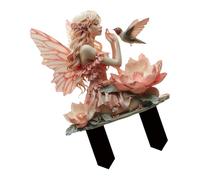 alloneslife Piquet en acrylique résistant aux intempéries - Durabilité - Forêts - Fées - Décoration moderne d'extérieur - Décoration de jardin de printemps