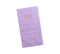 alloneslife Planificateur hebdomadaire 2026 A 6 - Bloc-notes de poche coloré - Carnet de notes ligné - Pour l'école, extracteur de vitesse manuel - Extracteur de vitesse destructeur