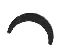 alloneslife Poignée de sac à main demi-ronde en résine faite à la main avec boucle en métal pour femme, 01Style, One Size