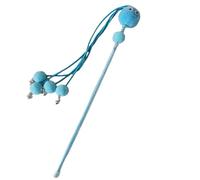 alloneslife Pompons colorés Jouet amusant pour chaton Bâton baguette baguette pour animaux domestiques Bâton interactif Fournitures de chasse Jouet