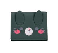 alloneslife Porte-monnaie, porte-monnaie à la mode, porte-cartes, portefeuille pratique et élégant pour femmes et filles, Vert, 11*2*8.5cm