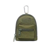 alloneslife Porte-monnaie pour homme, sac banane portable pour sports de plein air avec porte-monnaie et porte-clés, Vert kaki, as the picture shows