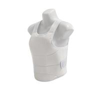 alloneslife Protège-poitrine de karaté en polyester respirant réglable pour entraînement en tissu Oxford pour adultes