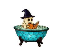 alloneslife Romantics Bain Bulle LED Spectre Lumière Rechargeable Étanche Résine Art pour Jardin Extérieur Camping Décoration Imperméable Statue de Jardin