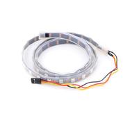 alloneslife Ruban Lumineux LED 5050 5 V Dream Color 1 m / 39, 37 Pouces Ruban d ' éclairage Flexible avec Pilote IC intégré pour Effets de pièce décoratifs et étagères