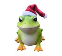 alloneslife Sculpture en résine en forme de grenouille pour décoration extérieure qui ajoute une touche fantaisiste aux pots de fleurs ou aux espaces de cour, décoration de jardin ou de terrasse