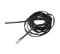 alloneslife Sonde à thermistance en métal PVC 10K de Haute précision, 3m | Conception étanche Excellente capacité anti-interférence pour la durabilité des équipements des industries des