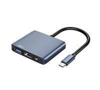 alloneslife Station d'accueil USB C multifonction pour DisplayPort 1.4 8K avec adaptateurs HDTV PD100W à charge rapide