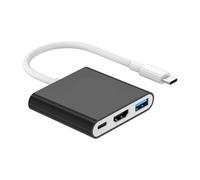 alloneslife Station de jeu portable HDTV USB C avec adaptateur de port USB C HDTV USB 3.0 pour console de jeu