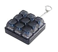 alloneslife Testeur de 9 touches haute transparence pour claviers mécaniques avec fonction de test pour les jeux vidéo