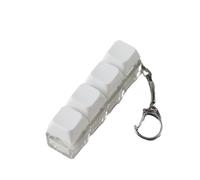 alloneslife Testeur de commutateurs pour clavier mécanique 2 touches 3 touches 4 touches Outil de test Porte-clés Transparent