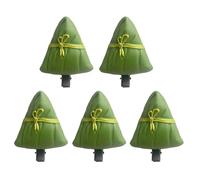 alloneslife Zongzi Lot de 5 pinces à cheveux en résine pour enfants, école, jeu de riz, dragon, bateau, festival, jardin d'enfants