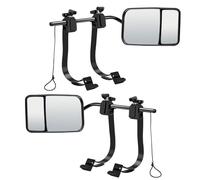 Allonges De Rétroviseur De Remorquage, 2 Rétroviseurs à Fixation pour Remorquage, Extensions Pour Camion SUV Fourgon Caravane Voiture Bateau