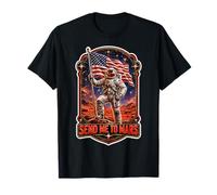 Allons à la Mission d'exploration Mars Mars vers Mars Red Planet T-Shirt