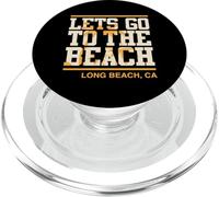 Allons à la Plage, Long Beach, Californie PopSockets PopGrip pour MagSafe