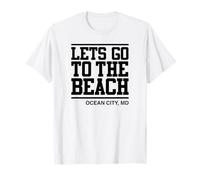 Allons à la Plage, Ocean City, Maryland T-Shirt