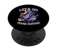 Allons à la Recherche d'une sorcière d'halloween Amusante et effrayante PopSockets PopGrip Adhésif