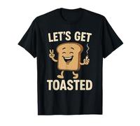 Allons Griller du Pain de Dessin animé Retro Humour T-Shirt