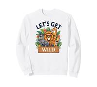 Allons Nous Amuser avec Le graphisme de Wild Safari Animal Jungle Sweatshirt