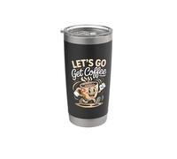 Allons prendre un café Gobelet isotherme en acier inoxydable double paroi