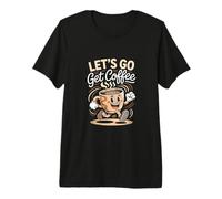 Allons Prendre Un café T-Shirt Haut de Gamme
