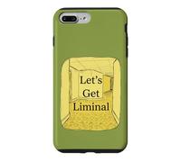Allons Voir Liminal Empty Hallway Weirdcore Dreamcore Coque pour iPhone 7 Plus/8 Plus