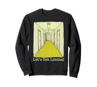 Allons Voir Liminal Empty Hallway Weirdcore Dreamcore Sweatshirt