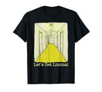 Allons Voir Liminal Empty Hallway Weirdcore Dreamcore T-Shirt