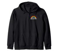 Allons-y Brandon Rainbow Sweat à Capuche