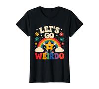 Allons-y, cinglé T-Shirt Graphique avec Valeur, Femme, Noir, S